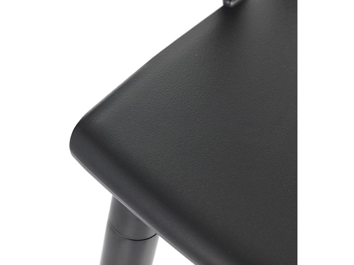 Krzesło Madlen Black, 54 × 43 × 76 cm Krzesło inspirowane Głębokość 43 cm Wysokość 30 cm Z podłokietnikiem Wysokość 45 cm Tworzywo sztuczne Wysokość 43 cm Szerokość 54 cm Drewno Kolor Czarny