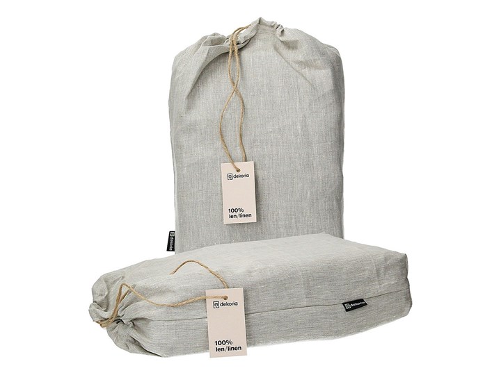Komplet pościeli lnianej Linen 220x200cm natural, 220 x 200 cm/ 2 poszewki 70 x 80 cm Kategoria Komplety pościeli