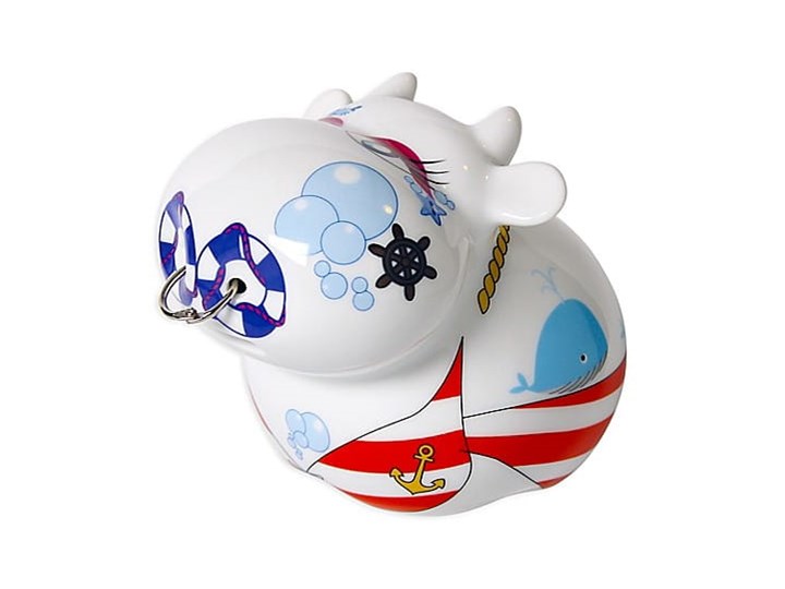 Porcelanowa Skarbonka Krówka Miss Bikini