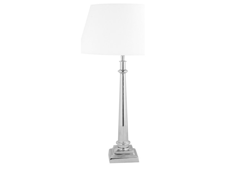 Ekskluzywna srebrna lampa na konsolę CUNEO Lampa z abażurem Kategoria Lampy stołowe