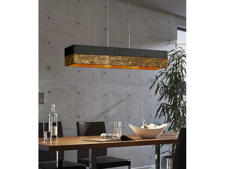 LA TEXTURA - ARTYSTYCZNA EKSKLUZYWNA LAMPA SUFITOWA DUŻA DO LOFTU Kolor Czarny Tworzywo sztuczne Metal Kategoria Lampy wiszące