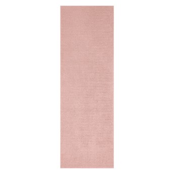 Różowy chodnik Mint Rugs Supersoft, 80x250 cm