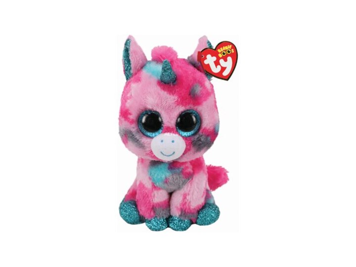Maskotka TY INC Beanie Boos Jednorożec - Gumball 15cm Koniki zebry i żyrafy Kategoria Maskotki i pluszaki