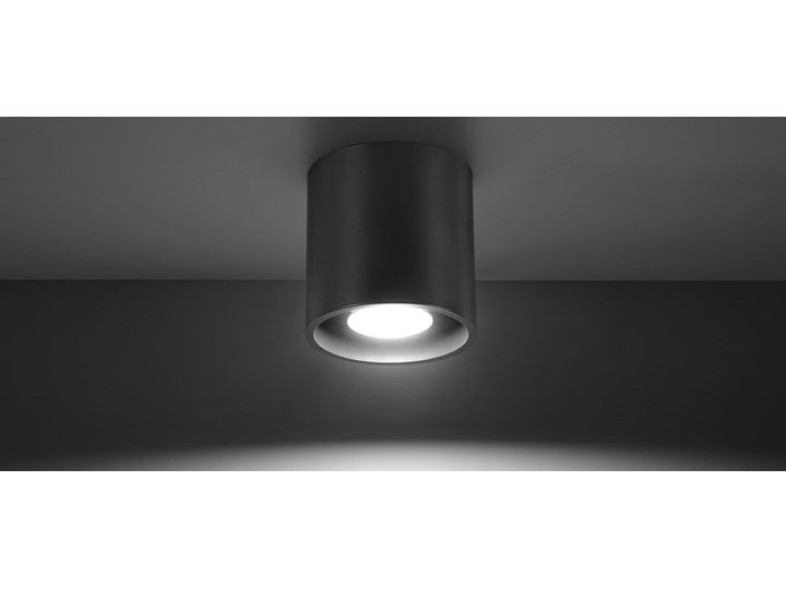 Okrągły plafon LED antracyt - EX538-Orbil Kategoria Plafony Kolor Czarny
