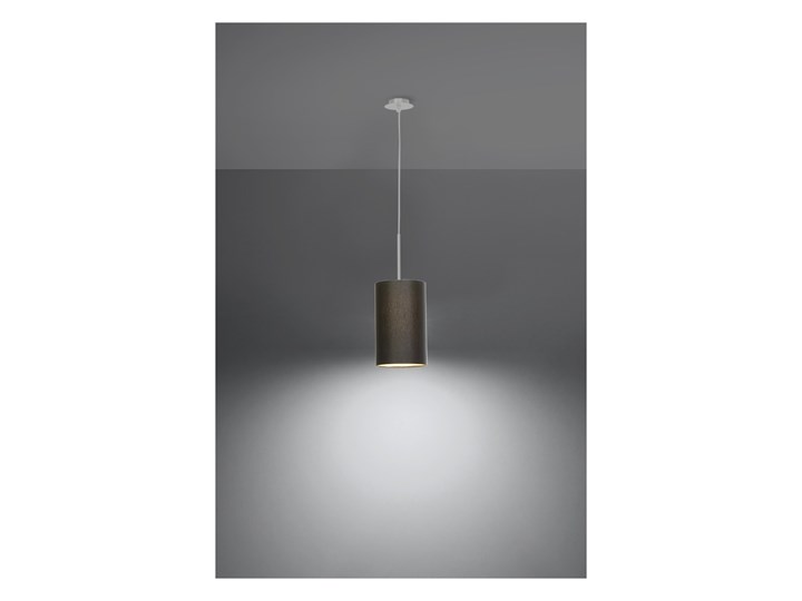 Lampa wisząca OTTO 15 czarna SL.0742 SOLLUX SL.0742 Stal Metal Szkło Tkanina Kolor Czarny