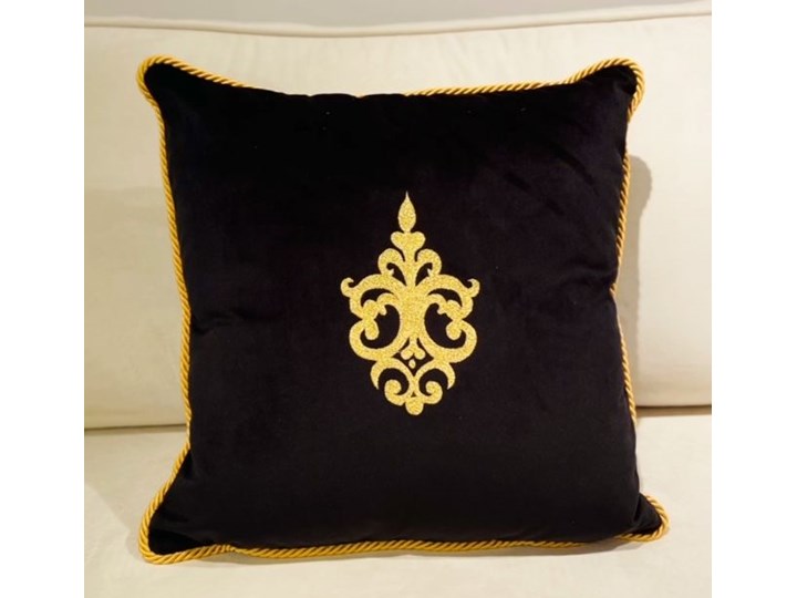 PODUSZKA WELUROWA HAFTOWANA WYBIERZ ROZMIAR I KOLOR ARABIAN 50X60CM Prostokątne 50x60 cm Kategoria Poduszki i poszewki dekoracyjne Poduszka dekoracyjna Poliester Pomieszczenie Salon