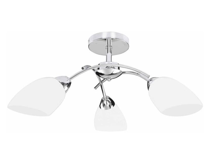 Spot-Light 8141328 - Żyrandol VILETTA 3xE27/60W/230V Szkło Metal Kolor Biały