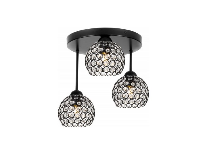 Elegancka Lampa Wisząca z Dekoracyjnym Kloszem Szkło Lampa z kloszem Metal Ilość źródeł światła 3 źródła Funkcje Brak dodatkowych funkcji