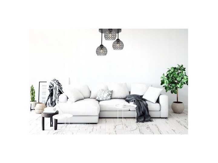 Elegancka Lampa Wisząca z Dekoracyjnym Kloszem Metal Lampa z kloszem Szkło Styl Nowoczesny Kategoria Lampy wiszące