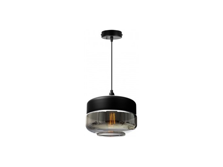 Nowoczesna Lampa Wisząca ze Szklanym Kloszem w Stylu Loft Szkło Metal Lampa LED Lampa z kloszem Styl Industrialny