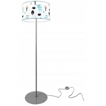 Nowoczesna Stojąca Lampa z Abażurem do Pokoju Dziecka