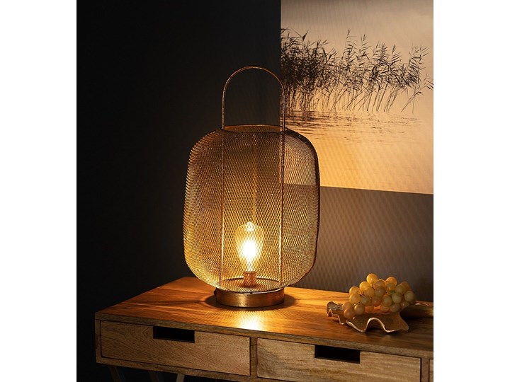 Lampa LED Narva Gold 53cm, 28,5 x 54 cm Styl Nowoczesny Kategoria Lampy stołowe