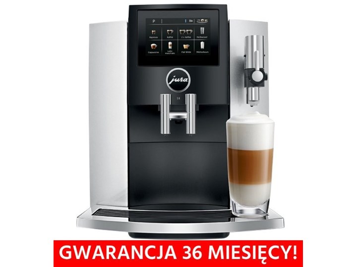 Ekspres JURA S8 (EA) Moonlight Silver // Darmowa wysyłka i 36 miesięcy gwarancji! Ekspres ciśnieniowy Kategoria Ekspresy do kawy