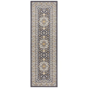 Ciemnoszary chodnik Nouristan Parun Tabriz, 80x250 cm