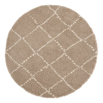 Jasnobrązowy dywan Mint Rugs Hash, ⌀ 160 cm