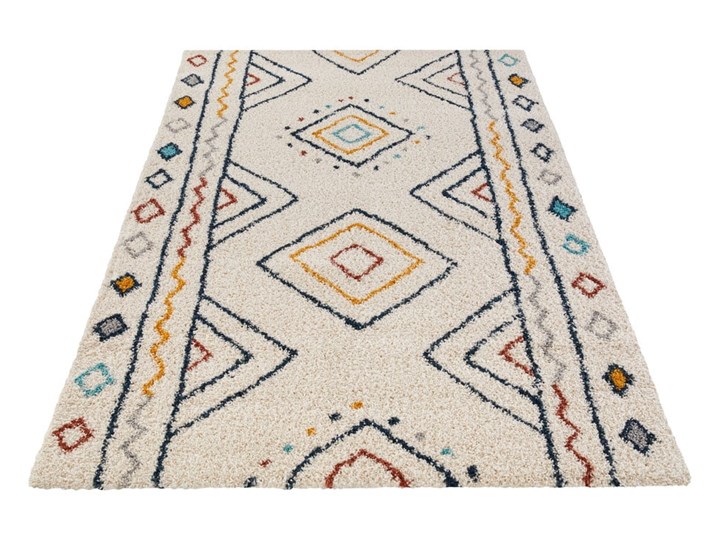 Kremowy dywan Mint Rugs Disa, 120x170 cm Nakładki schodowe Juta Prostokątny Syntetyk Dywany Pomieszczenie Przedpokój