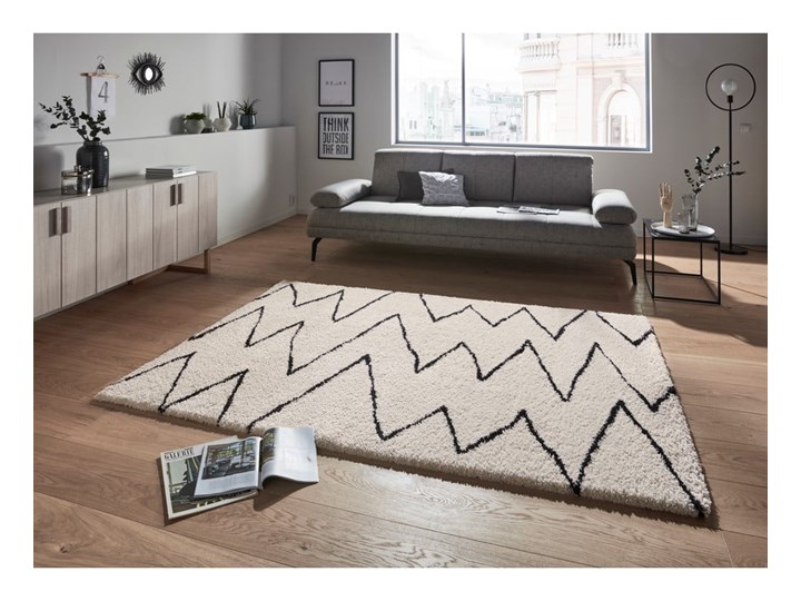 Beżowo-czarny dywan Mint Rugs Jara, 120x170 cm Kategoria Dywany