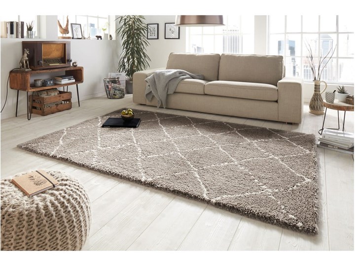 Brązowy dywan Mint Rugs Hash, 160x230 cm Juta Nakładki schodowe Syntetyk Prostokątny Dywany Kategoria Dywany
