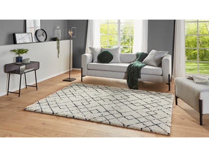Kremowy dywan Mint Rugs Archer, 160x230 cm Juta Dywany Syntetyk Nakładki schodowe Dywaniki Prostokątny Pomieszczenie Przedpokój