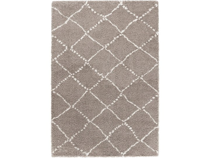 Brązowy dywan Mint Rugs Hash, 160x230 cm Syntetyk Dywany Juta Prostokątny Nakładki schodowe Kolor Szary