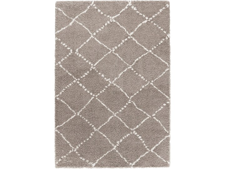 Brązowy dywan Mint Rugs Hash, 80x150 cm Syntetyk Dywany Nakładki schodowe Prostokątny Juta Kolor Szary