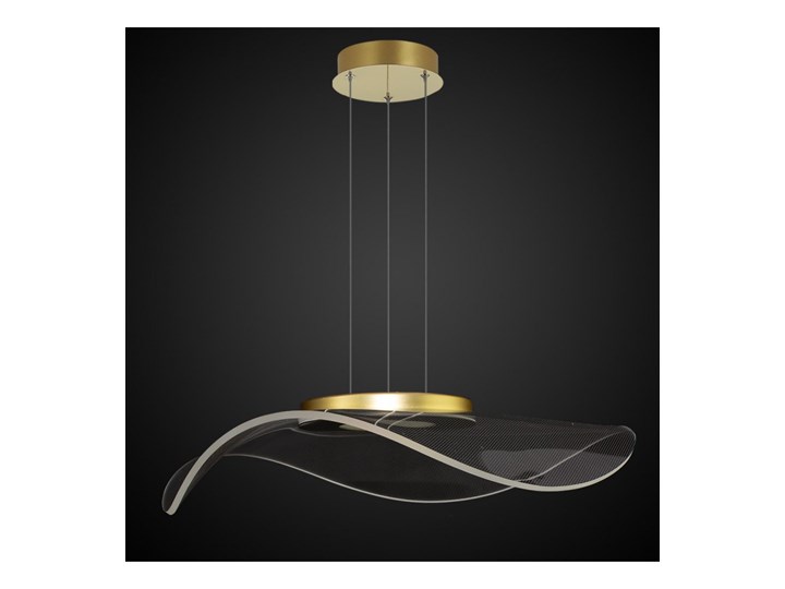 Lampa wisząca VELO No. 1 złota LA101/P1_gold ALTAVOLA DESIGN LA101/P1_gold Lampa z abażurem Lampa LED Szkło Tworzywo sztuczne Kategoria Lampy wiszące