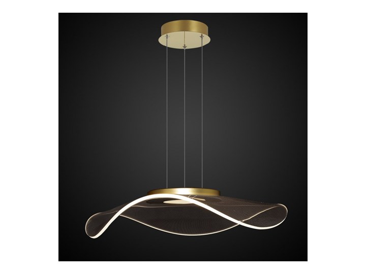 Lampa wisząca VELO No. 1 złota LA101/P1_gold ALTAVOLA DESIGN LA101/P1_gold Lampa LED Tworzywo sztuczne Lampa z abażurem Szkło Kategoria Lampy wiszące