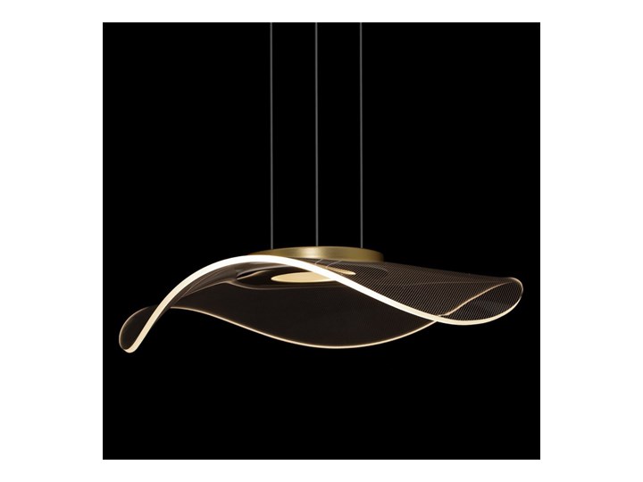 Lampa wisząca VELO No. 1 złota LA101/P1_gold ALTAVOLA DESIGN LA101/P1_gold Kolor Złoty Tworzywo sztuczne Lampa LED Szkło Lampa z abażurem Kategoria Lampy wiszące