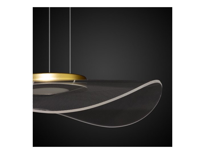 Lampa wisząca VELO No. 1 złota LA101/P1_gold ALTAVOLA DESIGN LA101/P1_gold Szkło Tworzywo sztuczne Styl Nowoczesny Lampa LED Lampa z abażurem Kategoria Lampy wiszące