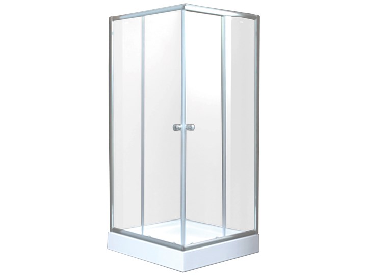 KABINA NATRYSK. KWADRAT.PARLA 90X90 PROF.CHROM SZKŁO CLEAR Przyścienna Kwadratowa Wysokość 180 cm Kategoria Kabiny prysznicowe
