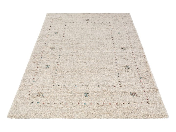 Kremowy dywan Mint Rugs Teo, 80x150 cm Prostokątny Juta Dywany Syntetyk Nakładki schodowe Pomieszczenie Przedpokój