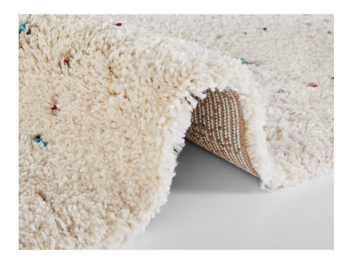 Kremowy dywan Mint Rugs Teo, 80x150 cm Syntetyk Kolor Szary Nakładki schodowe Prostokątny Dywany Juta Pomieszczenie Przedpokój