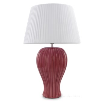 BELL XXL lampa stołowa, różowo-fioletowa wysokość 62 cm