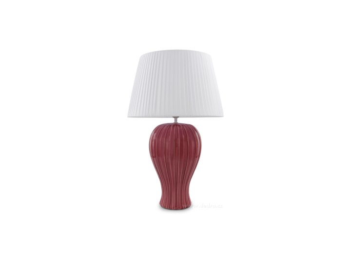 BELL XXL lampa stołowa 62 cm koralowa Kategoria Lampy stołowe Kolor Szary
