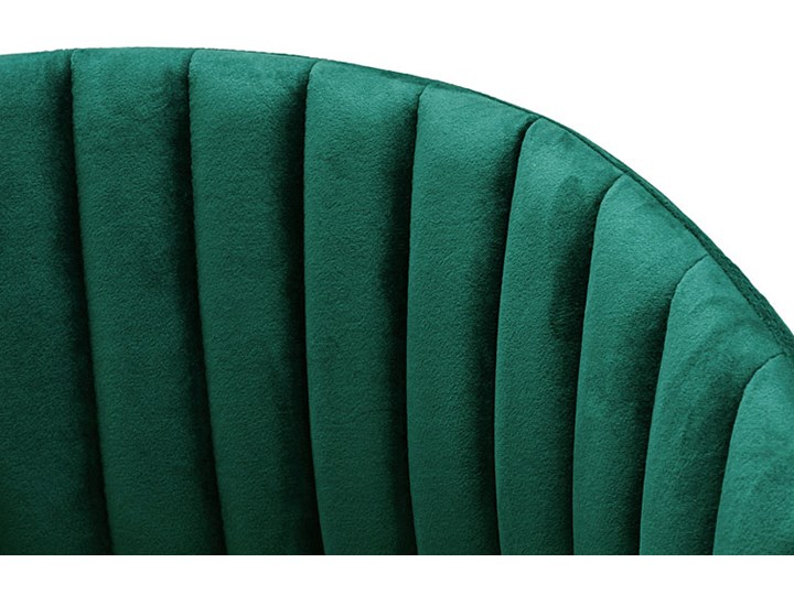 Zielony tapicerowany hoker welurowy glamour z oparciem - Piano 4X Szerokość 48 cm Tkanina Wysokość 91 cm Styl Nowoczesny