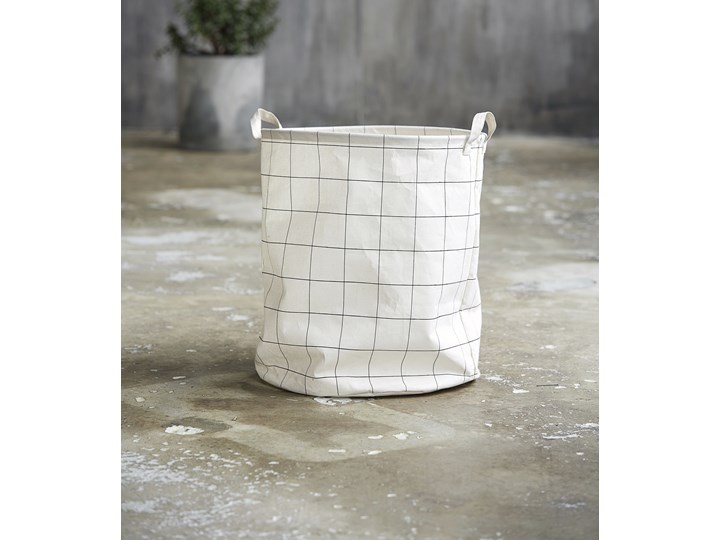 Kosz na pranie Squares 40x50 cm Tkanina Kategoria