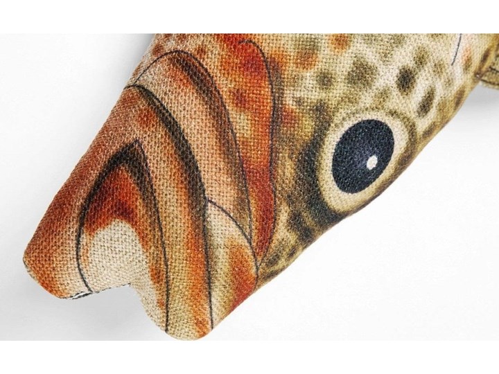 Poduszka dekoracyjna Shape Fish Dots 47x25 cm Nieregularne 25x47 cm Kategoria Poduszki i poszewki dekoracyjne