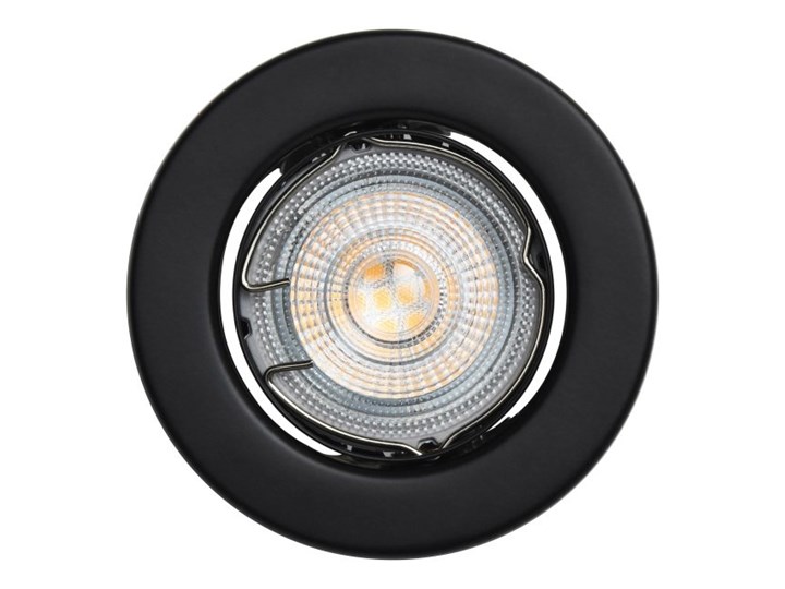 Oczko LED GoodHome Chancey GU10 345 lm 2700 K czarne 5 szt. Kolor Czarny Oprawa led Okrągłe Oprawa meblowa Kategoria Oprawy oświetleniowe