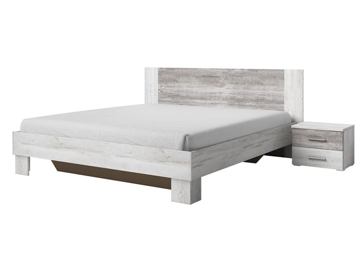 Łóżko 160x200 + stoliki nocne VERA VE51 canyon arctic pine Pomieszczenie Sypialnia