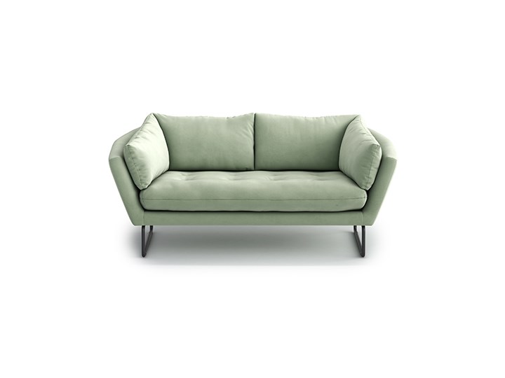 Sofa 2-osobowa Yoko, Pistachio Stała konstrukcja Wielkość Dwuosobowa