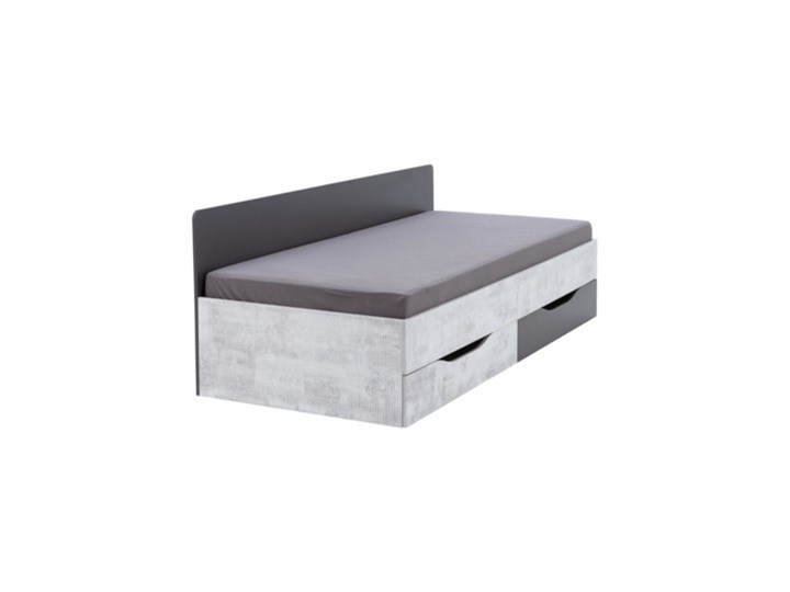 Salony Agata Łóżko TABLO 90x200, ze stelażem Płyta meblowa Tradycyjne Płyta MDF Rozmiar materaca 90x200 cm