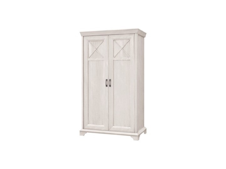 Salony Agata Szafa KASHMIR 2D Metal Drewno Płyta MDF Płyta laminowana Kolor Beżowy Lustro