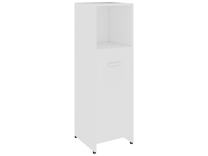 vidaXL Szafka łazienkowa, biała, 30x30x95 cm, płyta wiórowa Szafki Głębokość 30 cm Płyta stolarska Płyta MDF Szerokość 30 cm Stojące Kolor Biały