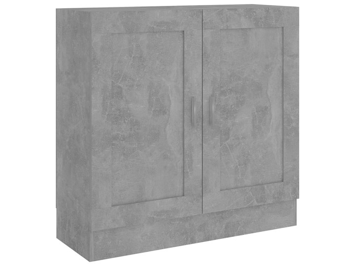 vidaXL Szafka na książki, szarość betonu, 82,5x30,5x80 cm, płyta