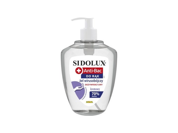 Żel dezynfekcyjny SIDOLUX Anti-Bac 500 ml Zastosowanie Antybakteryjne i dezynfekujące Łazienka Kategoria Środki czystości