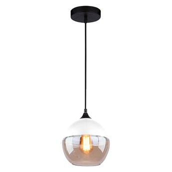 Lampa dymione szkło 20x19 cm ALTAVOLA DESIGN Manhattan Chic biała kod: 5902249032987
