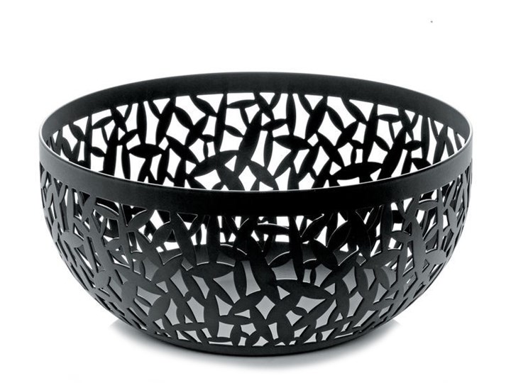 Misa na owoce 21cm Alessi czarna kod: MSA04/21 B
