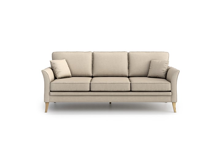 Sofa Juliett 3-osobowa, Nougat Kolor Beżowy Rozkładanie