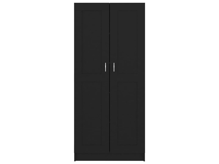 vidaXL Szafka na książki, czarna, 82,5x30,5x185,5 cm, płyta wiórowa Stojące Wysokość 186 cm Głębokość 31 cm Szerokość 83 cm Płyta MDF Płyta laminowana Płyta meblowa Styl Tradycyjny Kolor Czarny