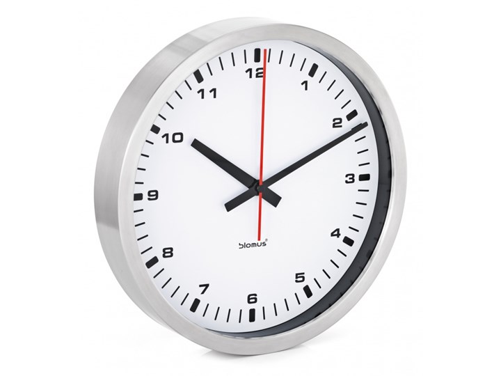 Zegar ścienny Blomus ERA 40 cm biały kod: B63211 Metal Szkło Okrągły Kategoria Zegary